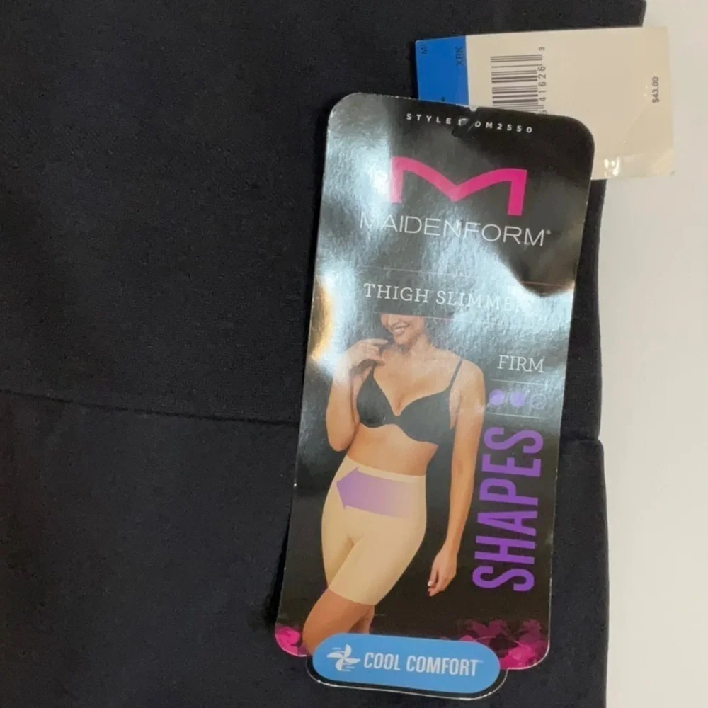 Maidenform Shapes Thigh Slimmer Firm Women’s XL Black Shaper Shapesear